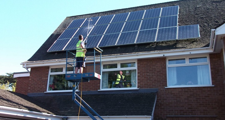 Annual maintenance for solar panels